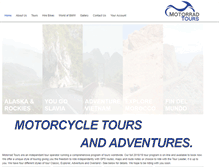 Tablet Screenshot of motorrad-tours.com